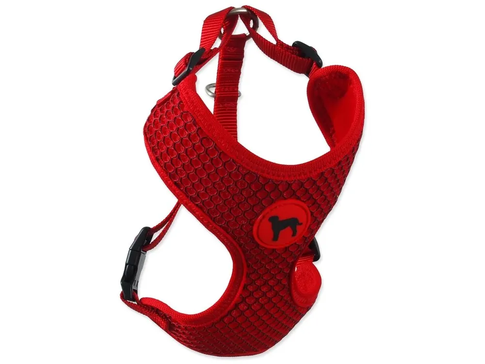 Postroj Active Dog Mellow M červený 1,5x40-55cm Nakupujte Hned