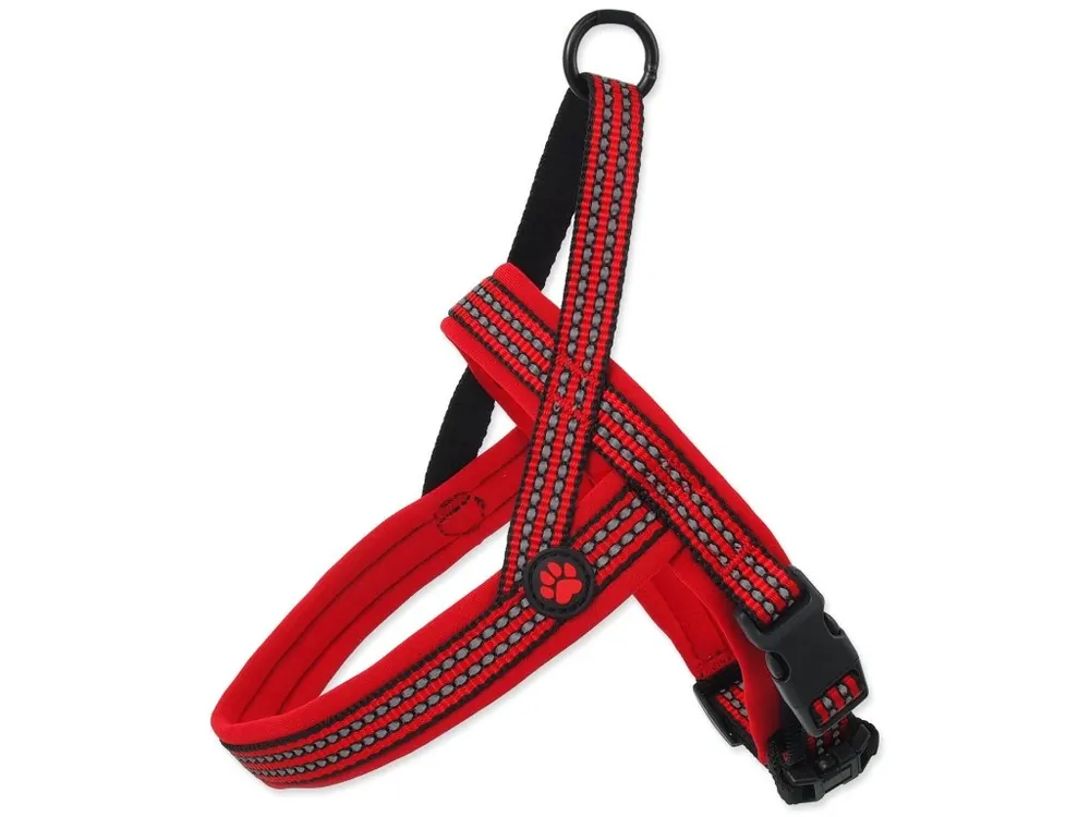 Objednat Nyní Postroj Active Dog Neoprene M červený 2x58-70cm