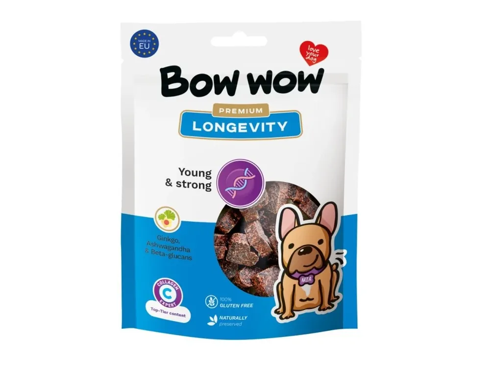 Omezená Nabídka Premium Longevity funkční pamlsek pro dlouhý a aktivní život 60 g
