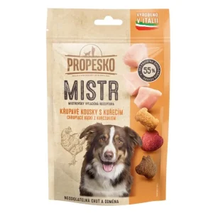 PROPESKO Dog Mistr křupavé kousky s kuřecím 60 g Zlevněný