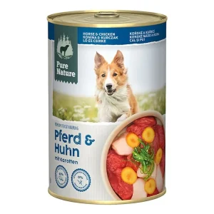 Nakupujte Hned Pure Nature Dog Adult konzerva Koňské a Kuře 400g