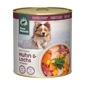 Odeslání Ihned Pure Nature Dog Adult konzerva Kuře a Losos 800g