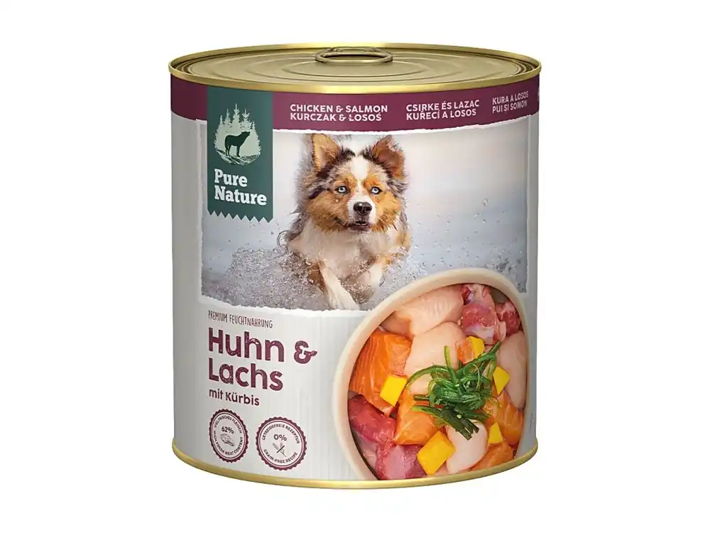 Odeslání Ihned Pure Nature Dog Adult konzerva Kuře a Losos 800g