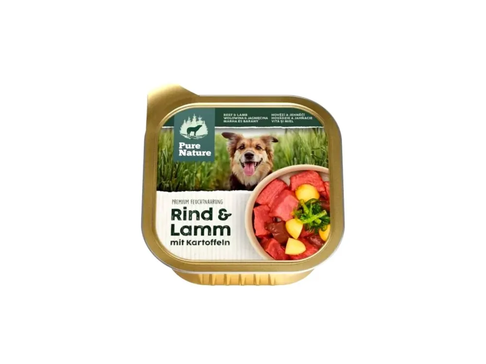 Pure Nature Dog Adult paštika Hovězí a Jehněčí 150g Cenová Bomba