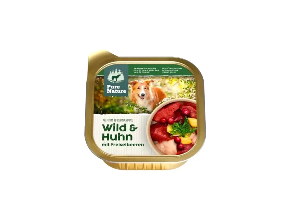 Pure Nature Dog Adult paštika Zvěřina a Kuře 150g Přímo Od Výrobce