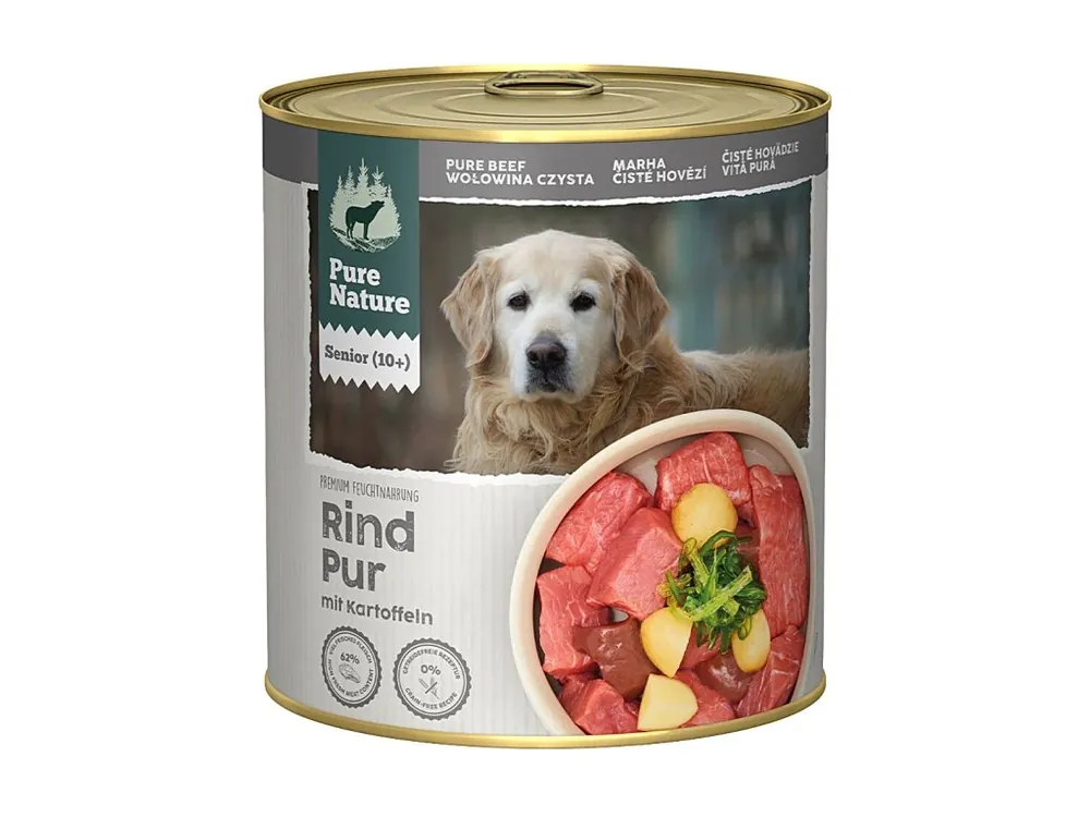 Pure Nature Dog Senior konzerva Hovězí PUR 800g Cenová Bomba