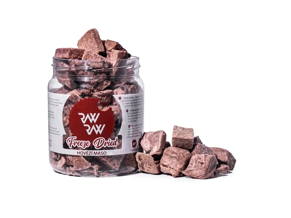 Super Cena RAW RAW mrazem sušené Hovězí maso 70g