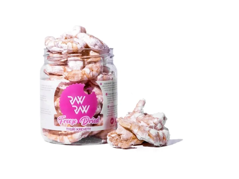 RAW RAW mrazem sušené Tygří krevety 50g Koupit Online