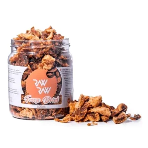 Cenově Výhodný RAW RAW mrazem sušený Losos maso 110g