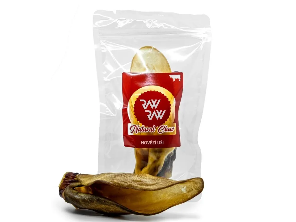 Must-Have RAW RAW Natural Chew Hovězí uši 1ks