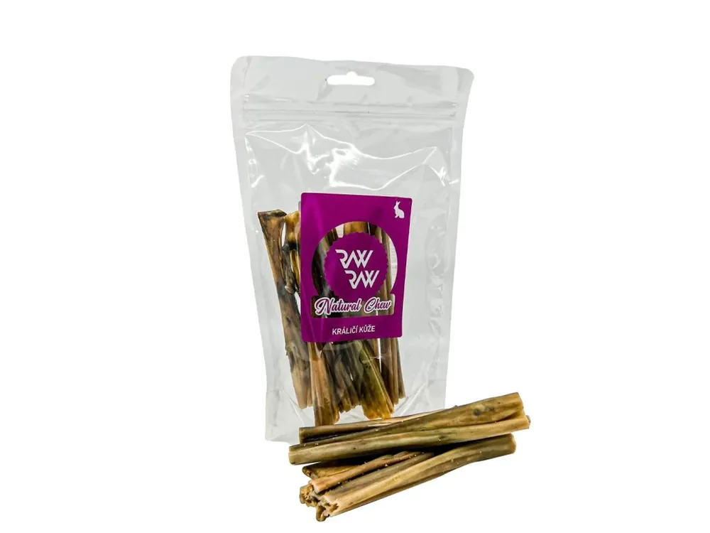 Přímo Od Výrobce RAW RAW Natural Chew Králičí kůže 100g