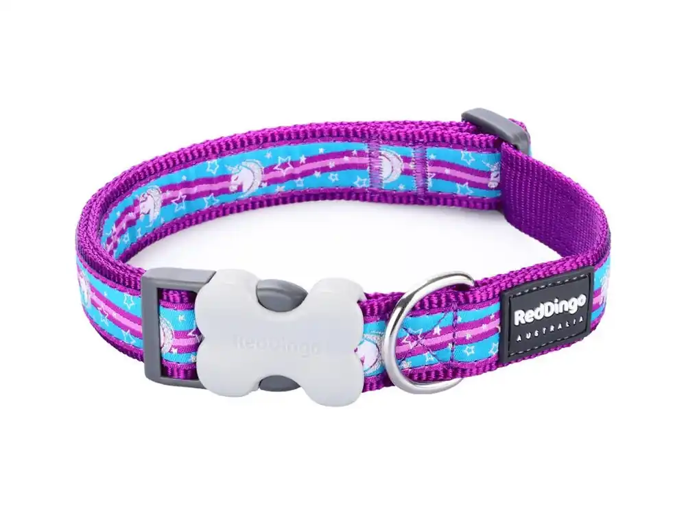 Red Dingo obojek – Unicorn Purple – 20 mm x 30-47 cm Odeslání Ihned