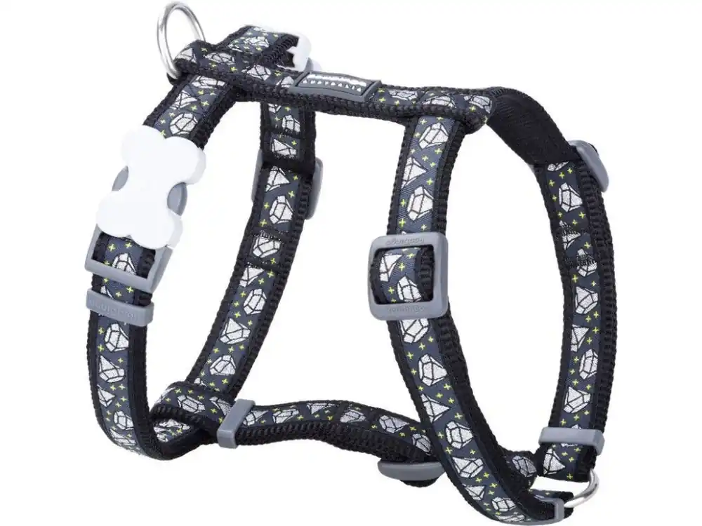 Red Dingo postroj – Diamond Black – 20 mm x 45-66 cm Víkendová Akce