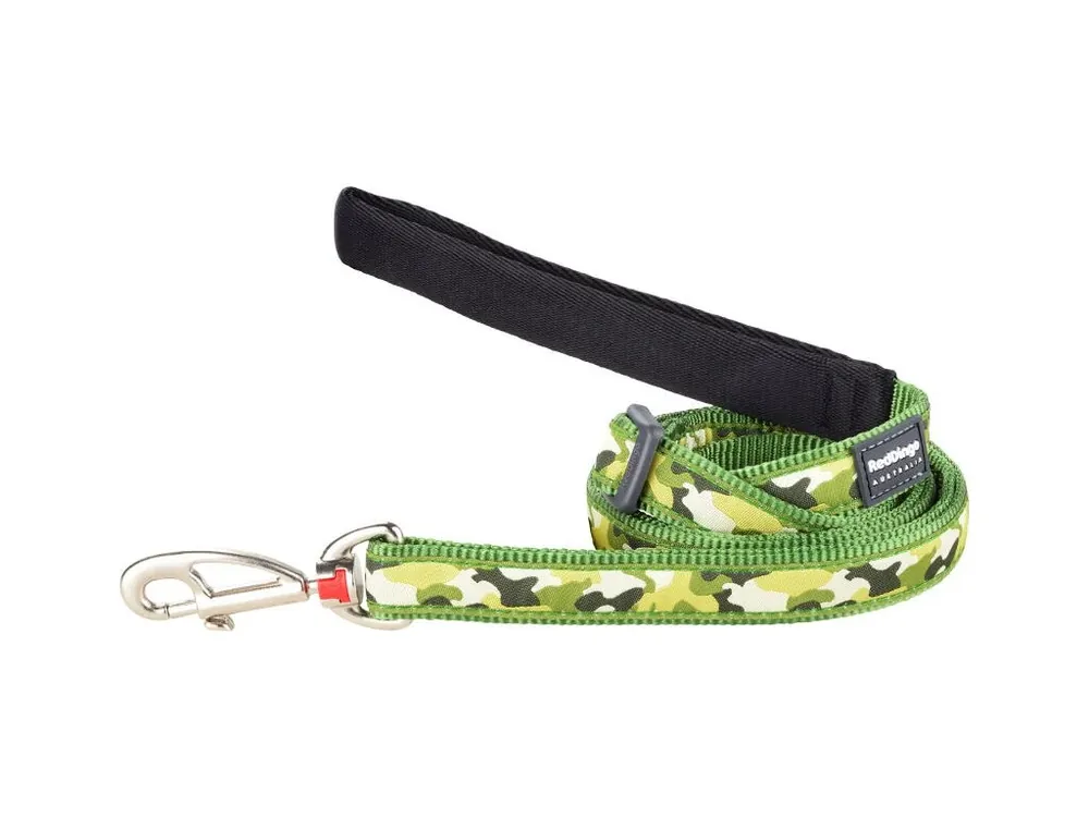 Red Dingo vodítko – Camouflage Green – 25 mm x 1,8 m Akční Nabídka
