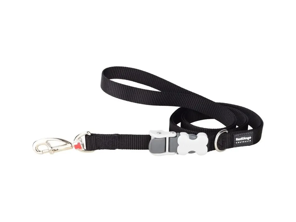 Jen Po Omezenou Doba Red Dingo vodítko SuperLead – Black – 12 mm x 1,8 m