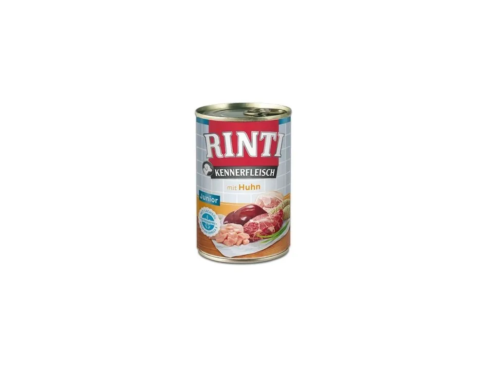 Rinti Dog Kennerfleisch konzerva Junior kuře 400g Oblíbený