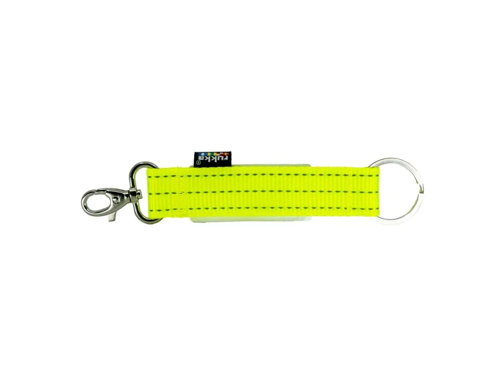 Akční Nabídka Rukka Neon klíčenka s reflexními proužky žlutá