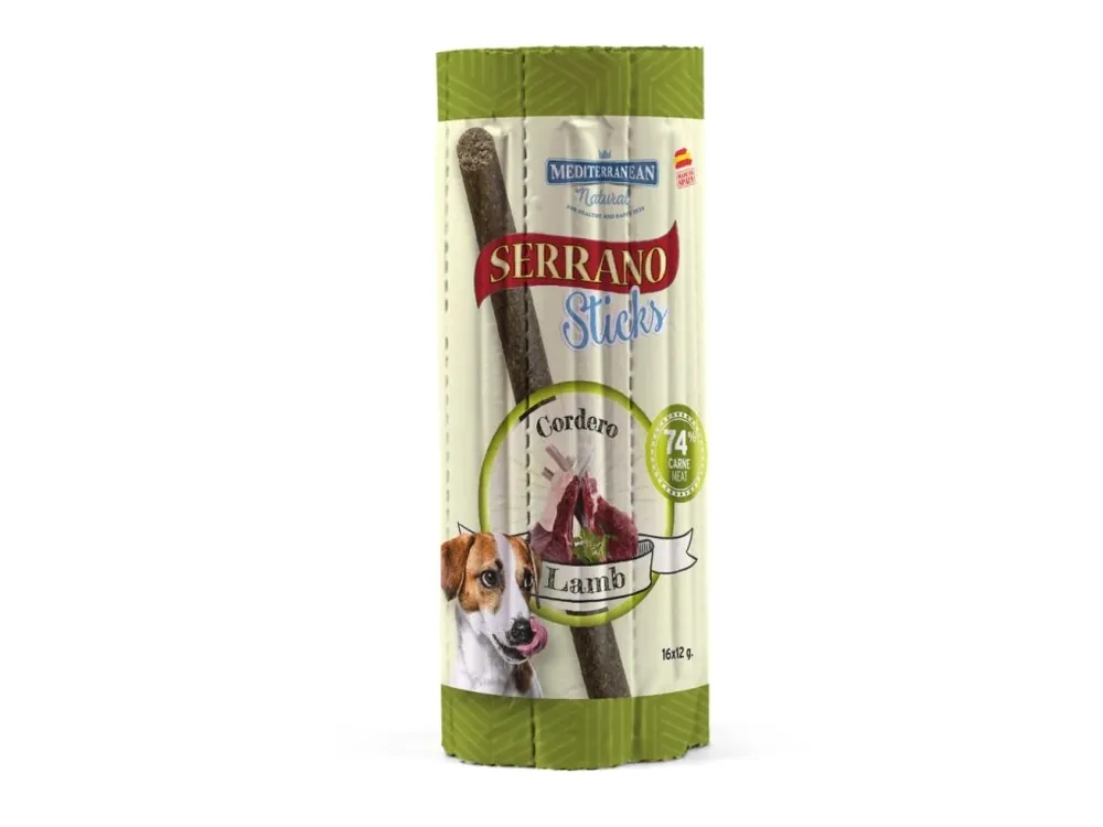 Must-Have Serrano Dog Sticks Lamb, tyčinka 16 x 12 g