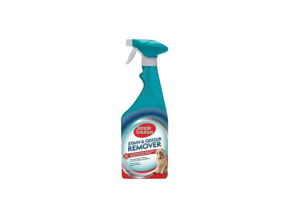 SIMPLE SOLUTION Stain & Odor Remover Odstraňovač skvrn a pachu pro psy 750ml Odeslání Ihned