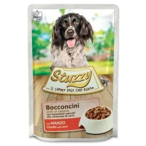 Stuzzy Dog kapsa Adult kousky hovězího 100g Oblíbený