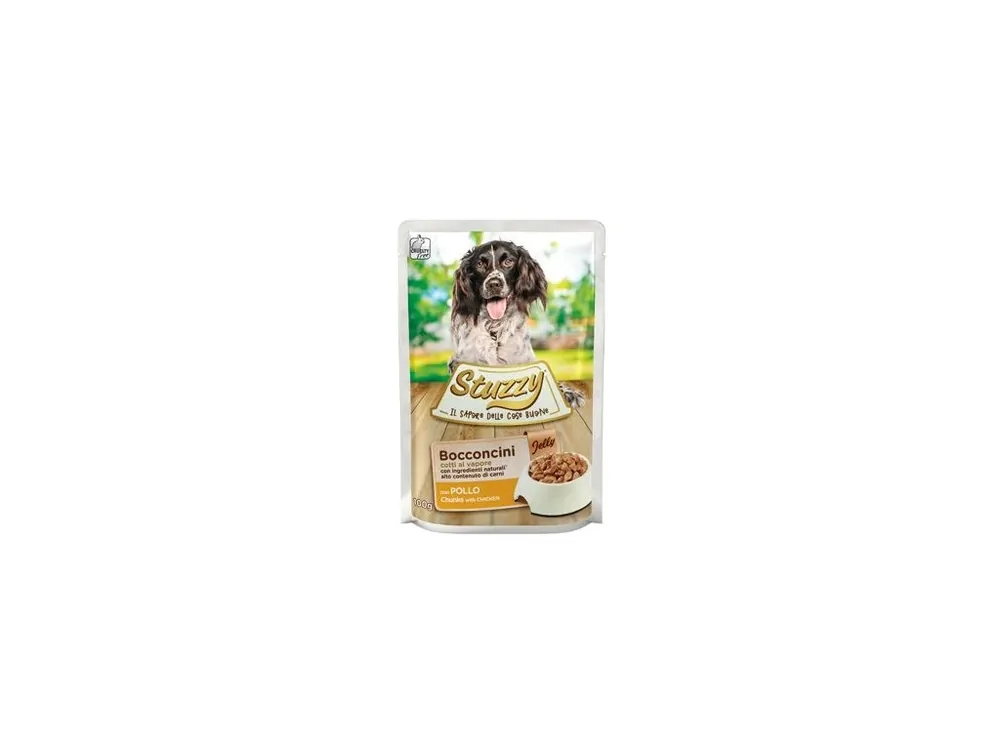 Expresní Doručení Stuzzy Dog kapsa Adult kousky kuřecího 100g - EXPIRACE 14/05/2026