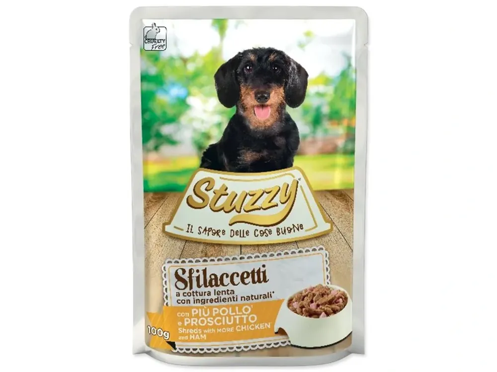 Stuzzy Dog kapsa Adult kuře/šunka 100g Horká Nabídka