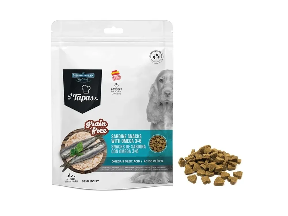 Tapas Snack Dog Sardine with Omega GF 150 g Tovární Cena