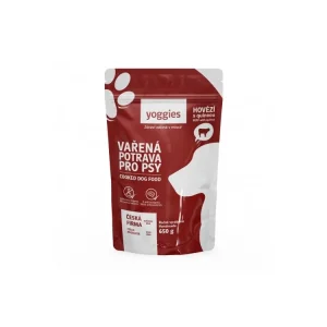 Zlevněný Vařená potrava pro psy Yoggies hovězí maso s quinoou, 650 g