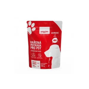 Vařená potrava pro psy Yoggies vepřové maso s rýží 150g Jen Po Omezenou Doba
