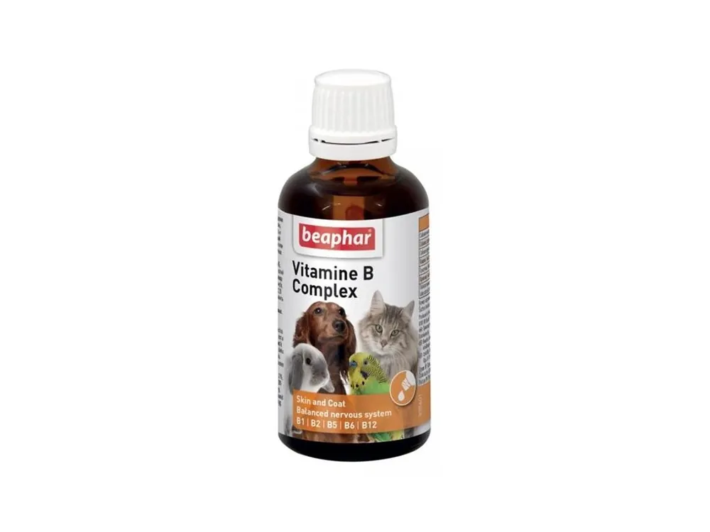 Vitamíny pro zvířata Beaphar Vitamín B-komplex, 50 ml Finální Výprodej