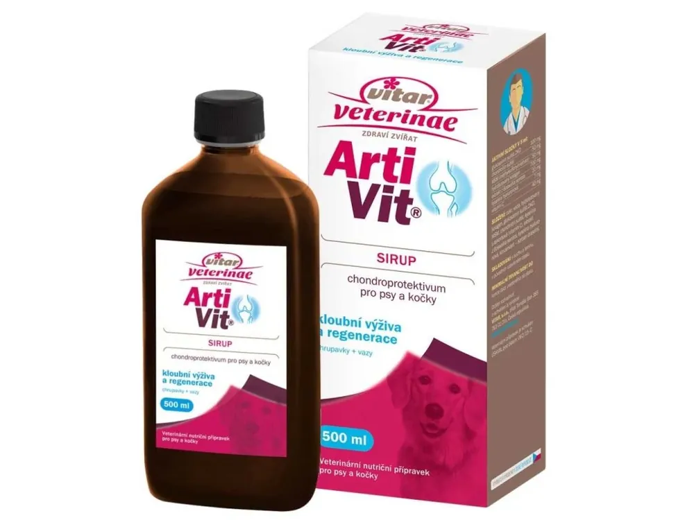 Vitar veterinae Artivit sirup 500 ml Nejlepší Cena