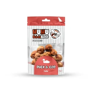 VO Huhubamboo masové koule s kachním a treskou 75g Jen Po Omezenou Doba
