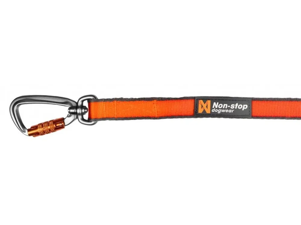 Vodítko pro psy Non-Stop dogwear Move oranžové Vysoce Kvalitní