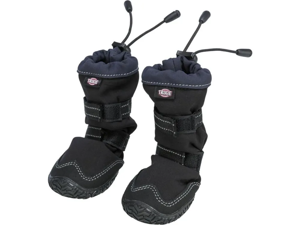 Walker Active Long, ochranné boty pro psy, 2ks, černá Sezónní Sleva