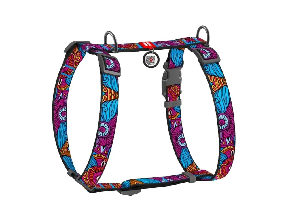 WAUDOG postroj nylonový Summer klasik QR (M/50-80cm/2cm) Sezónní Sleva
