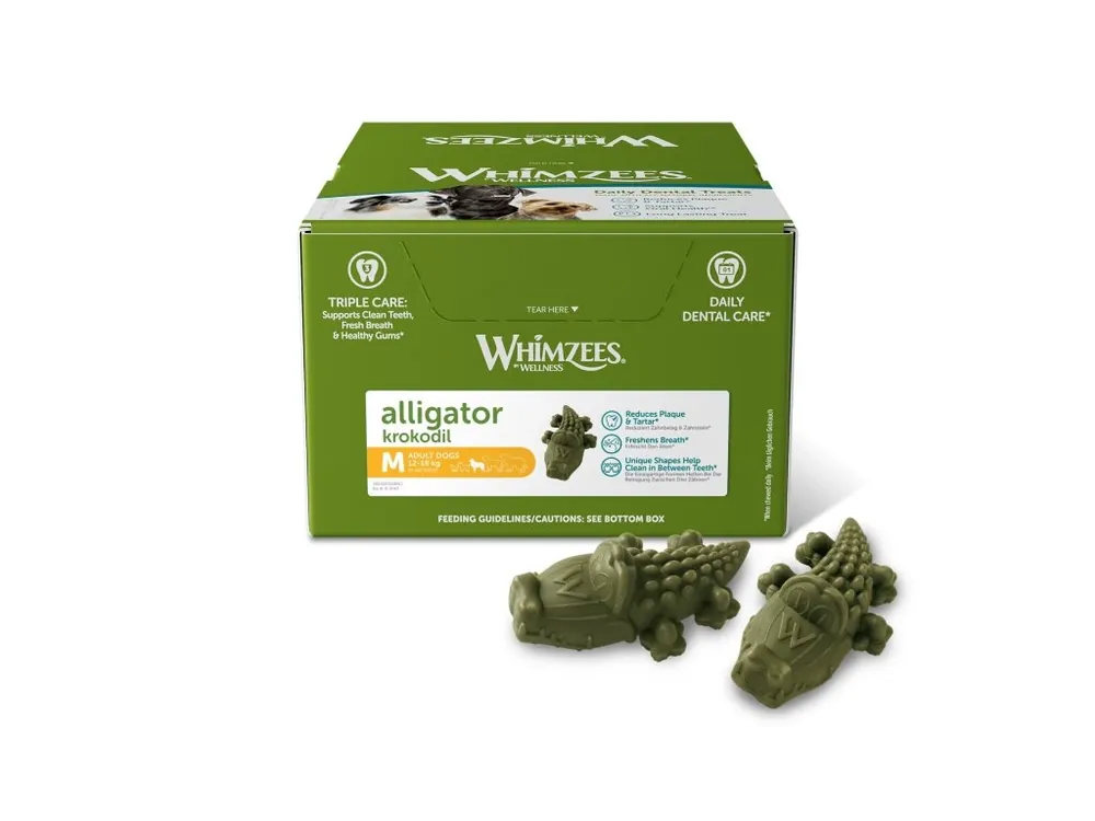 Novinka Whimzees aligátor 65x30g (BAL)