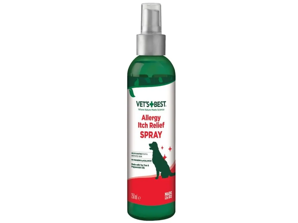 Zklidňující sprej pro psy Vet`s best proti svědění, 250 ml Autentický