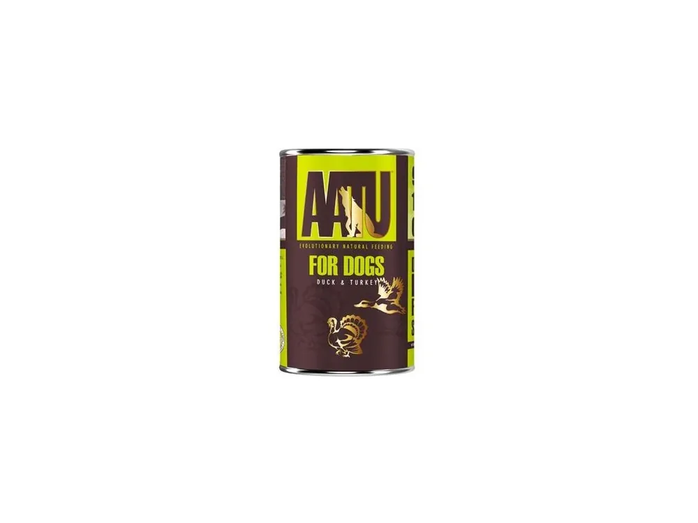 Přímo Od Výrobce AATU Dog Duck&Turkey konz. 400g