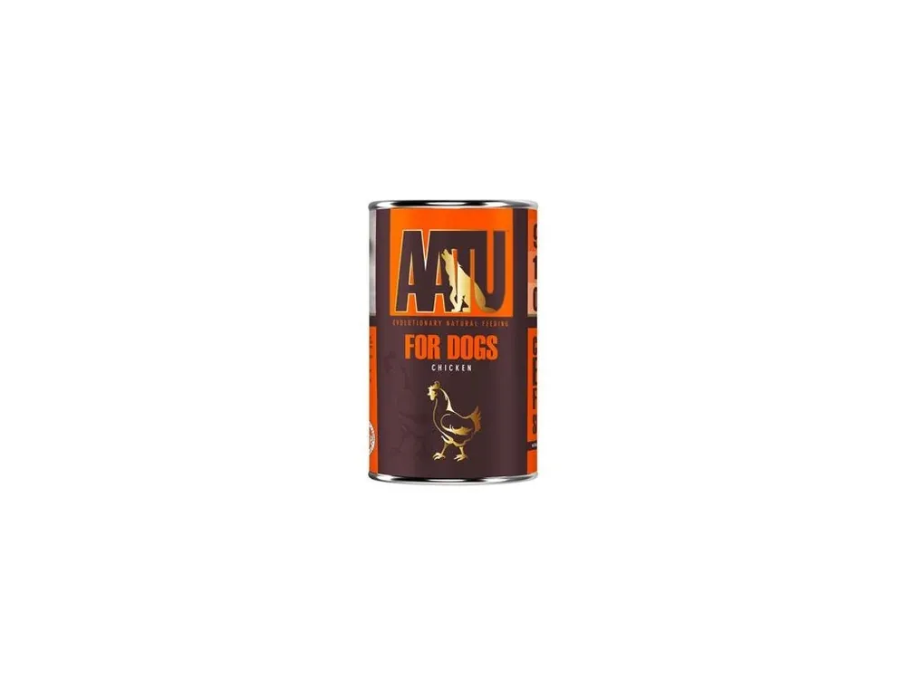 Autentický AATU Dog Chicken konz. 400g
