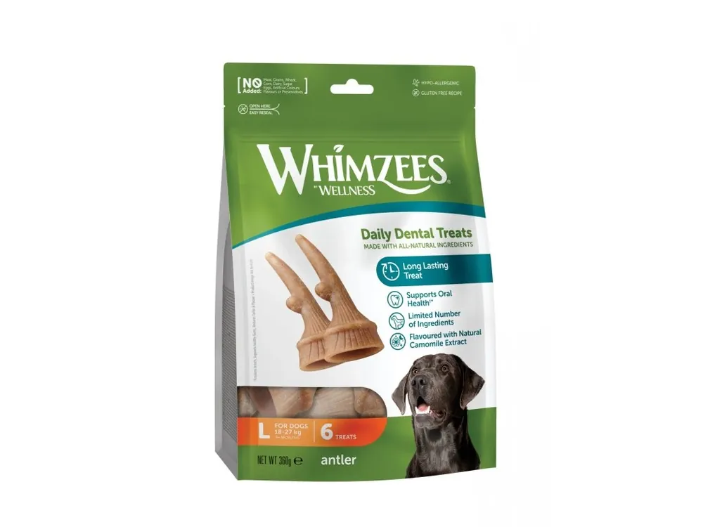 Výprodej WHIMZEES parohy L 360g