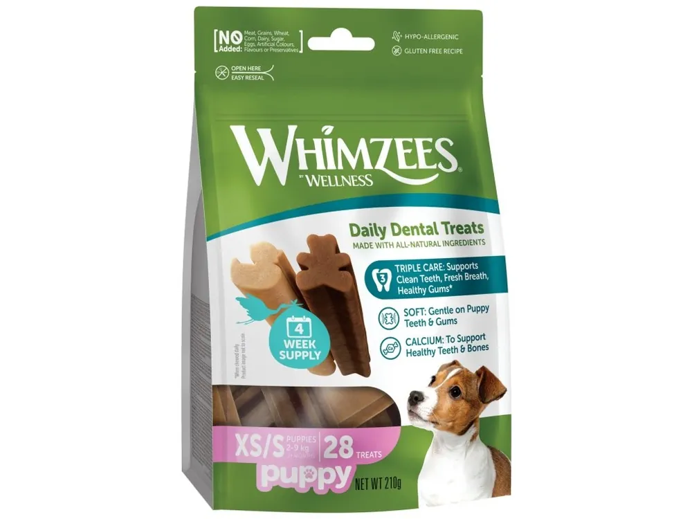 Bezpečná Platba Whimzees Puppy stix XS/S 210g