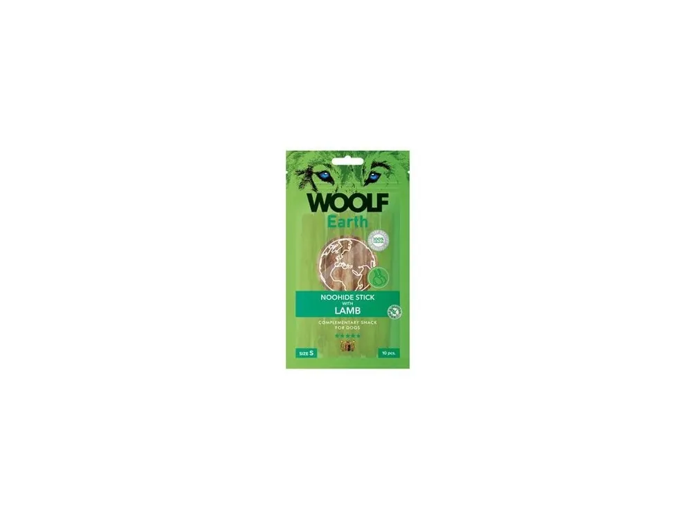 Vrácení Zdarma WOOLF pochoutka Earth NOOHIDE S Lamb 90g