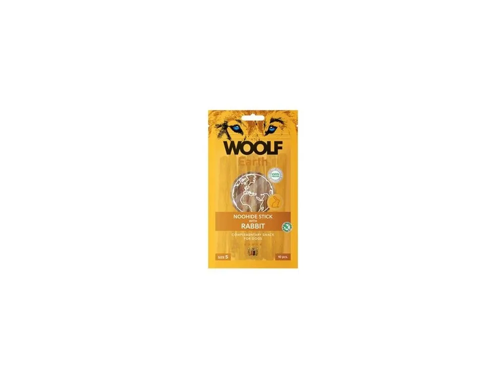 WOOLF pochoutka Earth NOOHIDE S Rabbit 90g Nejlepší Volba