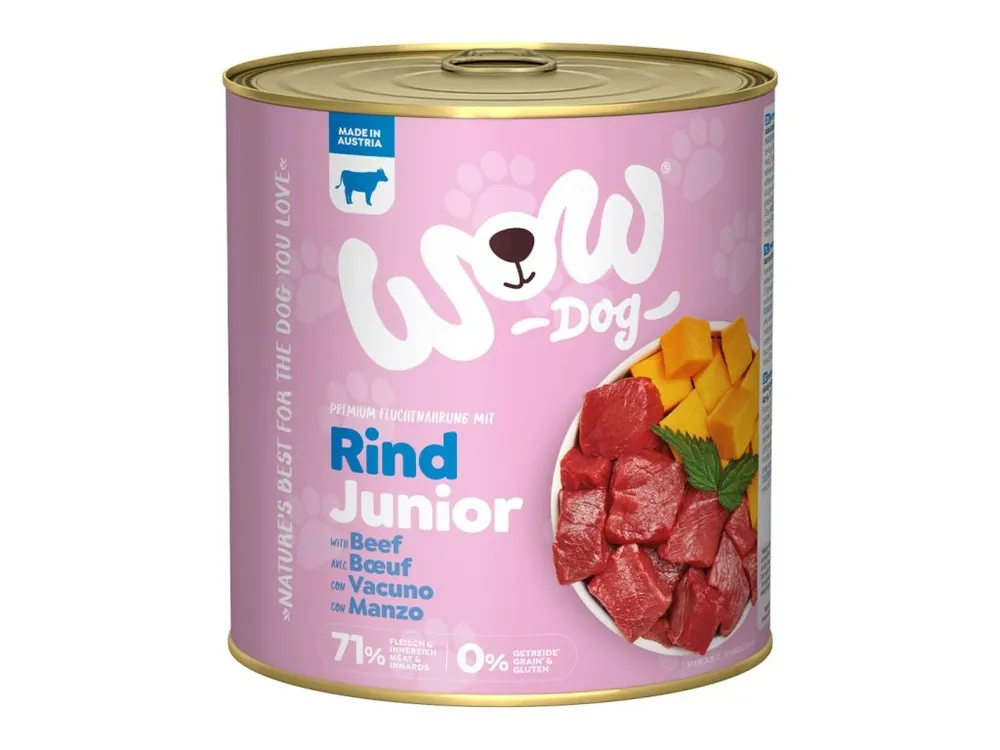 WOW konzerva Hovězí s dýní Junior 800g Must-Have