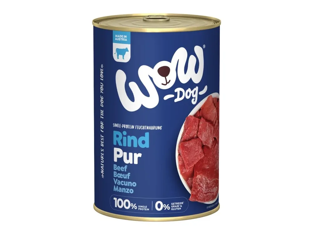 WOW konzerva PUR Hovězí monoprotein 400g Must-Have