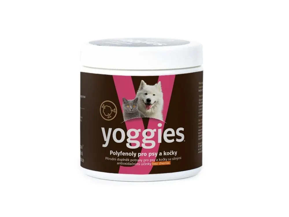 Akční Nabídka Yoggies Polyfenoly pro psy a kočky 150g