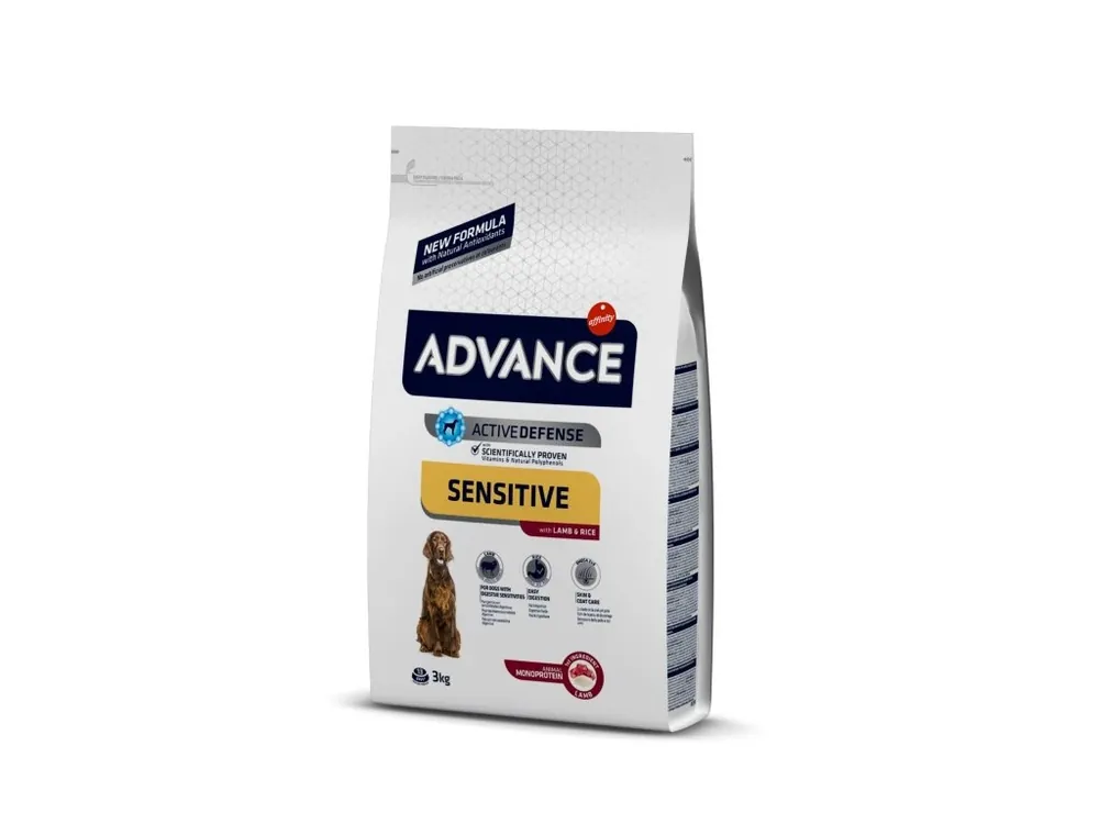 ADVANCE DOG jehně a rýže 3kg Vrácení Zdarma