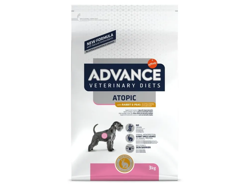 ADVANCE-VD Dog Avet Dog Atopic MED/MAX kralik 3kg Jen Po Omezenou Doba
