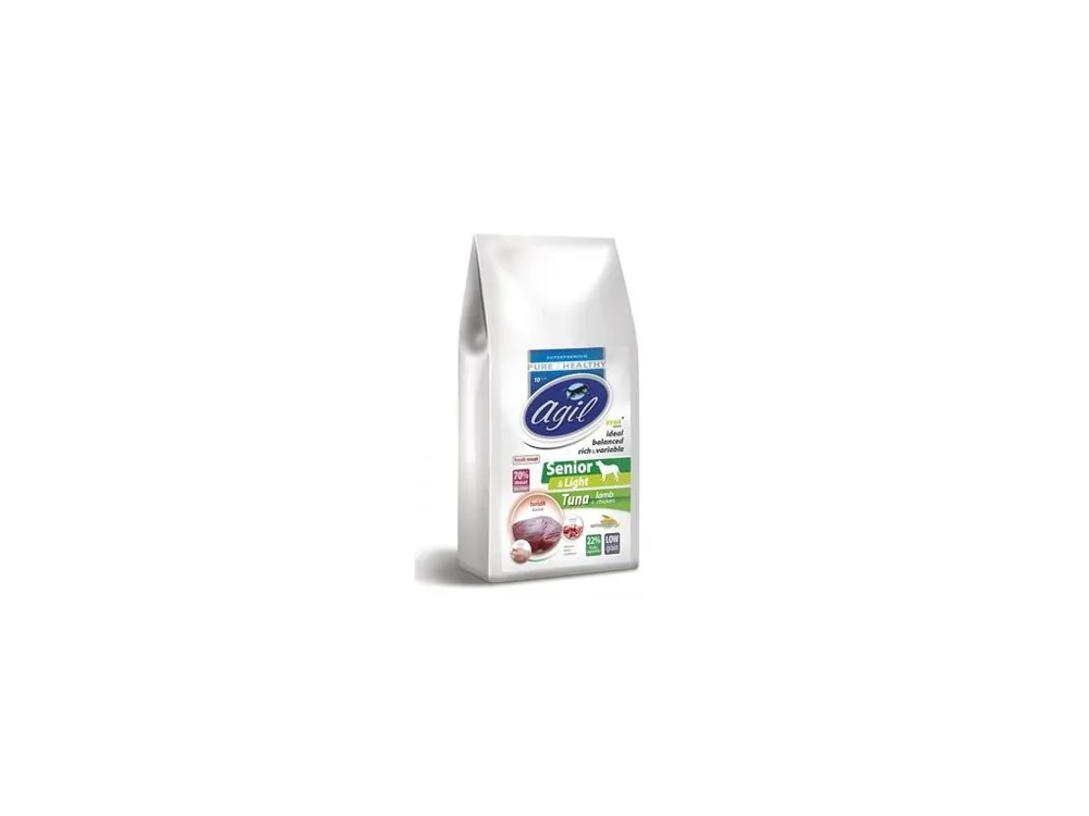 Speciální Cena Agil Senior&Light Low Grain Tuna&Lamb&Chicken 10kg