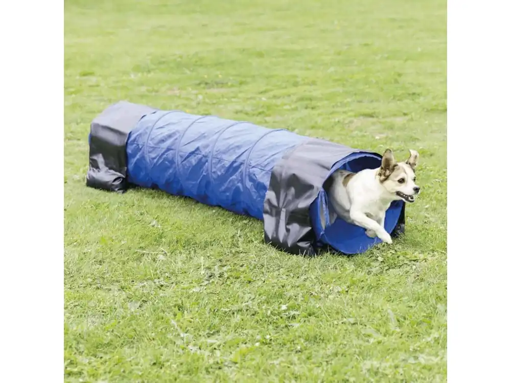 Must-Have Agility tunel - malý pes, štěně, 40cm/2m - modrý